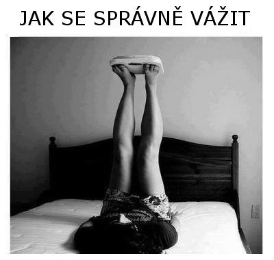 Jak se správně vážit